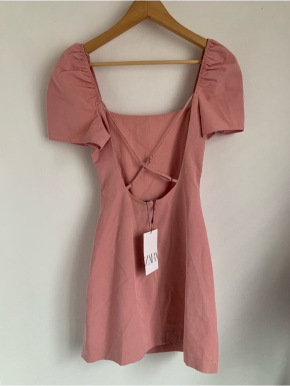 NWT Zara Linen Mini Dress - Picture 6 of 11